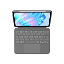Hozzon ki többet iPad készülékéből<br>Emelje ki a szenvedélyét bárhonnan. Ismerje meg a billentyűzettokot, amely teljesen új szintre emeli a sokoldalúságot és a védelmet. A többféle használati mód lehetővé teszi, hogy egyszerűen gépelhessen, megteki