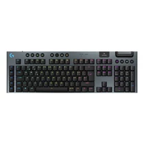LAPOS KIALAKÍTÁS. MEGNÖVELT.<br>A Logitech G915 X LIGHTSPEED gyorsaságot, pontosságot és testreszabhatóságot kínál elegáns, ultravékony kialakítással. Ez a vezeték nélküli, játékhoz tervezett billentyűzet háromféle csatlakoztathatósággal, KEYCONTROL