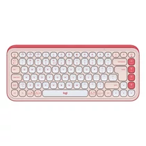 Logitech Pop Icon Wireless Keyboard Rose/Off White US
