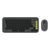 Logitech Pop Icon Wireless Keyboard Combo Graphite/Green US