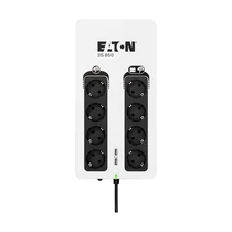EATON UPS 3S Gen2 UPS DIN, 850VA, 510W, Input: Schuko, Outputs: 8x Schuko, szünetmentes tápegység, USB Eaton