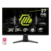 MSI Monitor GAMING MAG 275F 27" FHD 1920x1080, Rapid IPS 180Hz, 16:9, 1000:1, 0,5ms, 2x HDMI, DP, Black MSI DT