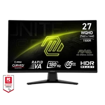 MSI Monitor GAMING MAG 274CQF 27" Rapid VA WQHD 2560x1440 16:9 5000:1 180Hz 0,5ms 2x HDMI, DP, Black MSI DT