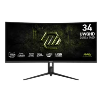 MSI Monitor GAMING MAG 342CQRF E20 Ívelt 34" UWQHD Rapid VA 3440x1440, 200Hz 21:9, 3000:1, 300cd / m2, 0,5ms, 2xHDMI, DP MSI DT