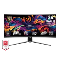 MSI Monitor GAMING MPG 341CQPX QD-OLED Ívelt 34" UWQHD 3440x1440 21:9, 240Hz, 1500000:1, 0,03ms, 2x HDMI, DP, USB-C MSI DT