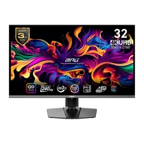 MSI Monitor GAMING MPG 321URX QD-OLED 31,5" UHD 3840x2160, 240Hz, 150000:1 CR, 250cd / m2, 0,03ms, 2x HDMI, DP, USB-C MSI DT