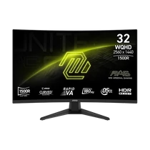 MSI Monitor GAMING MAG 321CQF E18 31,5" Ívelt Rapid VA WQHD 2560x1440, 16:9 180Hz 0,5ms 3500:1, 2x HDMI, DP, USB-C MSI DT