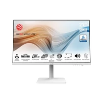 MSI Monitor Business Modern MD272XPW 27" FHD, 1920x1080, 100Hz, IPS, 1000:1 CR,300cd / m2, 1 ms, HDMI, DP, USB-C, White MSI DT