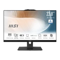 MSI Business AIO Modern AM242TP 12M-458EU, 23,8" FHD Touch, i5-1240P, 16GB, 512GB M.2, INT, Win11H, Black MSI DT