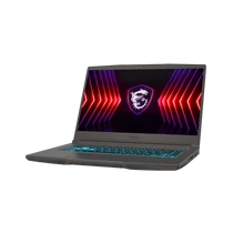 MSI Gaming NB Thin 15 B12UC-1460, 15.6" FHD 144Hz, i5-12450H, 8GB, 512GB M.2, RTX 3050 4GB, NOOS, Fekete MSI