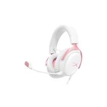 HP HYPERX vezetékes gaming fejhallgató Cloud III - fehér / rózsaszín HP