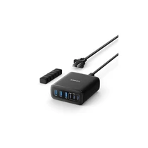 ANKER Hálózati Töltőállomás, 6 portos, 3xUSB-A, 3xUSB-C, 112W USB-C, EU, fekete -  A2154G11 Anker