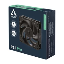 ARCTIC COOLING Rendszerhűtő Ventilátor P12 Pro PWM Fekete, 12cm ARTIC Cooling