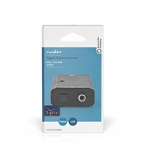 Nedis digitális audió konverter ACON2509BK, digitális bemenet koax / toslink, analóg kimenet RCA NEDIS