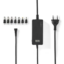 NEDIS ACPA105 univerzális hálózati adapter, 5V-24V, 36W, 1,8m, 7 cserélhető adapter fej, túlfeszültség védelem NEDIS