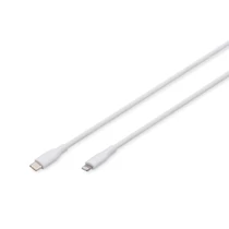 1M LIGHTNING TO USB-C WHITE SILICONE USB 2.060W