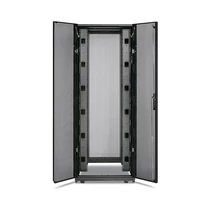 APC AR3350 42U magas, max: 1022 kg 750 mm széles, 1200 mm mély NetShelter SX típusú rackszekrény, fekete oldallal APC