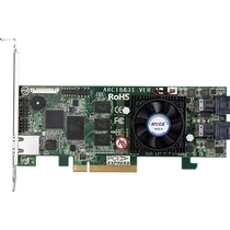 Areca ARC-1883I 8port 12Gb/s SAS RAID PCIe x8 Card, Dual Core ROC, 2GB cache, 2x