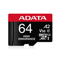 ADATA Memóriakártya MicroSDXC 64GB + Adapter ENDURANCE UHS-I A2 V30 (100 / 85) ADATA