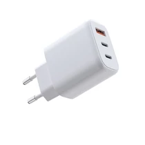 AVAX Hálózati töltő USB-A 2xUSB-C 65W, fehér AVAX