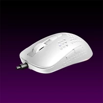 AVAX Vezetékes Egér - LW01 PAW3327 RGB Gamer, fehér AVAX