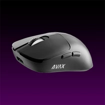 AVAX Vezeték Nélküli Egér - LW02 PRO tri-mode 1k lightweight, Gamer, fekete AVAX