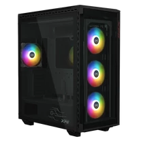 ADATA XPG Ház E-ATX Battlecruiser II, 4x120mm RGB ventilátor, Tápegység nélkül, üvegfalú, fekete ADATA