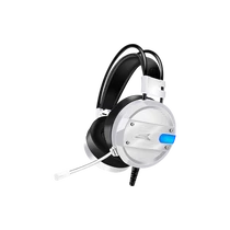BARACUDA BGH-031W CONCH-W vezetékes gamer fejhallgató mikrofonnal, fehér BARACUDA