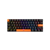 Baracuda DOLPHIN-B / R-US, BGK-03111B / R-US fekete mechanikus gamer billentyűzet piros kapcsolóval, angol Baracuda