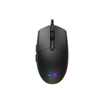 BARACUDA BGM-111B CRAB-B vezetékes gamer egér, 3600dpi, fekete BARACUDA