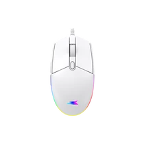 BARACUDA BGM-112W CRAB-W vezetékes gamer egér, 3600dpi, fehér BARACUDA