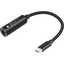 BLACKBIRD Töltőkábel PD65W USB-C male to DC7.9mmx09mm female BlackBird