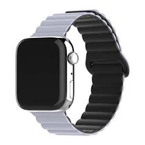 BLACKBIRD Szíj Iwatch készülékhez SPORT mágneses Kék Fekete 42 / 44 / 45 / 46 / 49 mm BlackBird