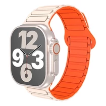 BLACKBIRD Szíj Iwatch készülékhez TACTICAL mágneses Világos barna Narancs 38 / 40 / 41 / S1042 mm BlackBird