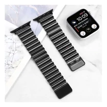 BLACKBIRD Szíj Iwatch készülékhez STEEL fekete 42 / 44 / 45 / 46 / 49 mm BlackBird