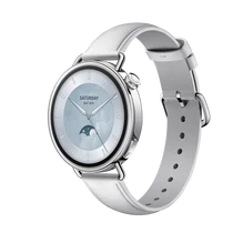 Xiaomi Watch S4 41mm Leather Strap(White) / BHR07VUGL