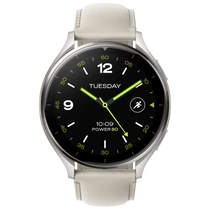 Xiaomi Watch 2 Titan Gray Case With White Leather Strap / BHR9306GL