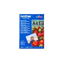 BROTHER Fotópapír BP71GA4, Prémium fényes fotópapír (A4 / 20 lap / 260g / m2) Brother