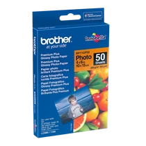 BROTHER Fotópapír BP71GP50, Prémium fényes fotópapír (4" x 6" / 50 lap / 260g / m2) Brother