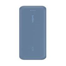 20K PD30W INTEGRATED USB-C CABLE POWER BANK BLUE