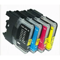 Utángyártott BROTHER LC980/LC985/LC1100 Patron Yellow  IK IK