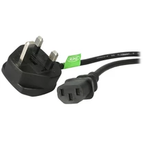 UK COMPUTER POWER CABLE 18AWG .