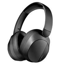 LOGILINK BT 6.0 Sound Wave Headset, ANC, 3.5 mm AUX, 15-hour battery life, Black Silverline