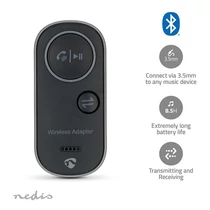Nedis BTTC2500BK, bluetooth adó / vevő, akkumulátoros NEDIS