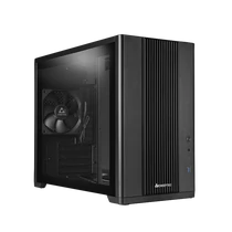 CHIEFTEC Ház UNI BX-10B-OP ATX, Tápegység nélkül, 1db Ventilátorral, USB-C porttal, Edzett üveg oldallap, fekete Chieftec