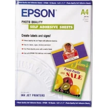 Epson A/4 Öntapadós Fotópapír 10Lap 167g (Eredeti)