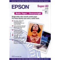 Epson matt nehéz súlyú fotópapír (A3+, 50 lap, 167g) Epson