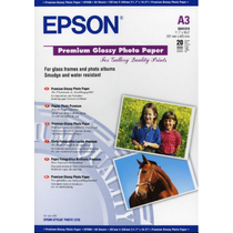 Epson prémium fényes fotópapír (A3, 20 lap, 255g) Epson