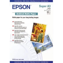 Epson matt archiváló fotópapír (A3+, 50 lap, 192g) Epson