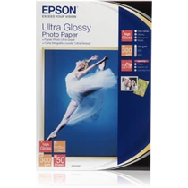 Epson 10x15 Ultra Fényes Fotópapír 50Lap 300g (Eredeti)